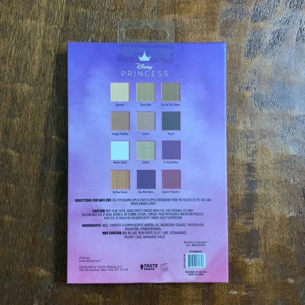New Taste Beauty x Disney Princess 👸 Rapunzel Eyeshadow Palette